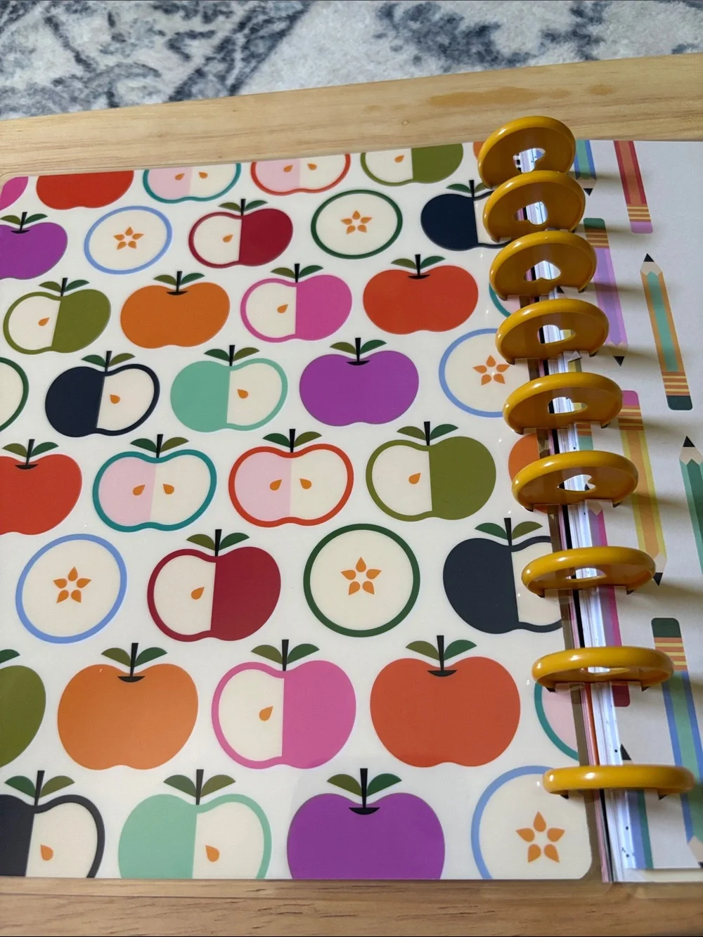 The Happy Planner Disc-Bound Covers and accessories.